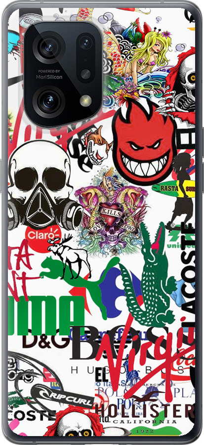 Many different logos