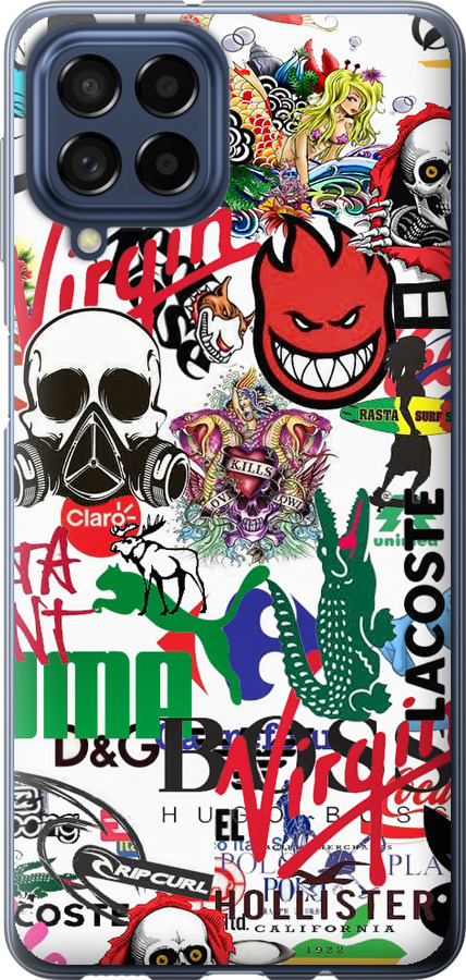 Many different logos
