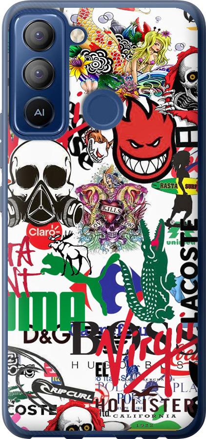 Many different logos