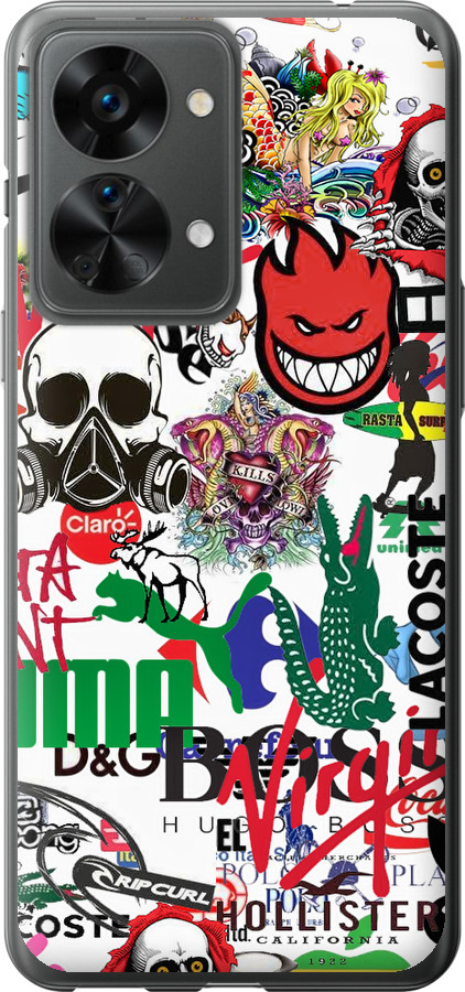 Many different logos
