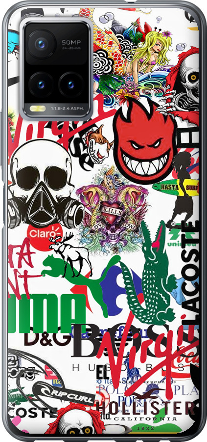 Many different logos
