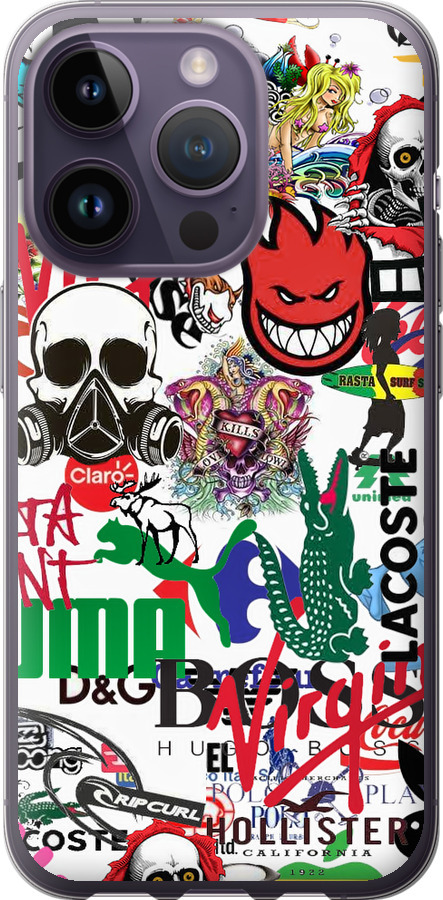 Many different logos