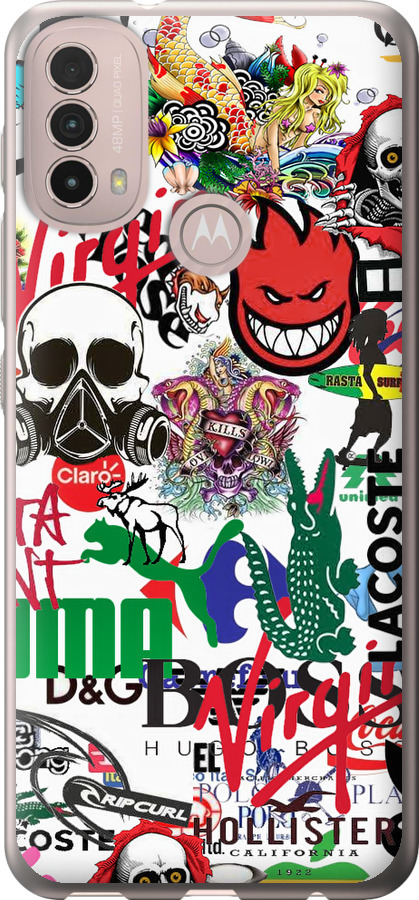 Many different logos
