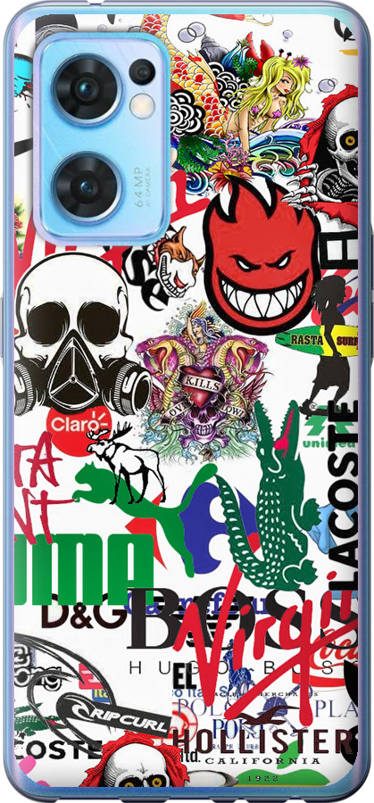Many different logos