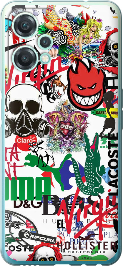 Many different logos