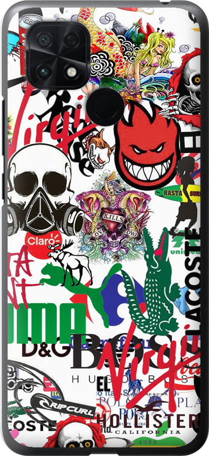 Many different logos