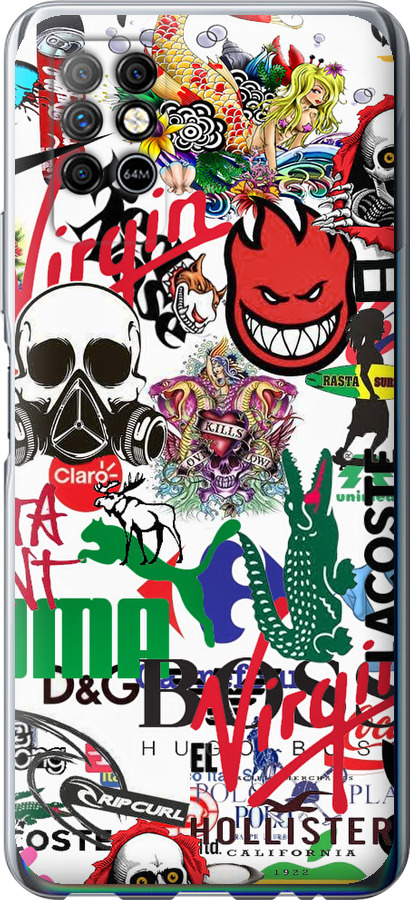 Many different logos