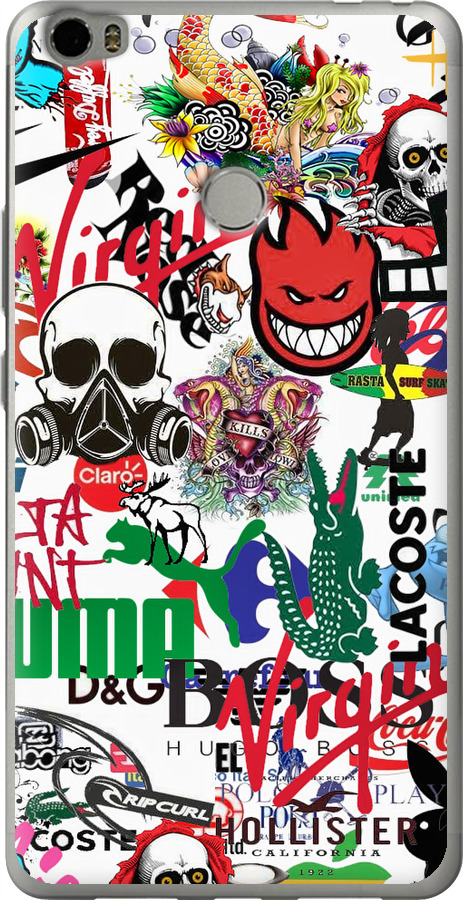Many different logos
