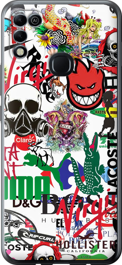 Many different logos