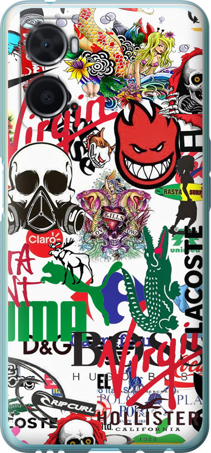 Many different logos