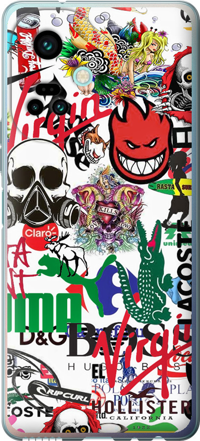 Many different logos