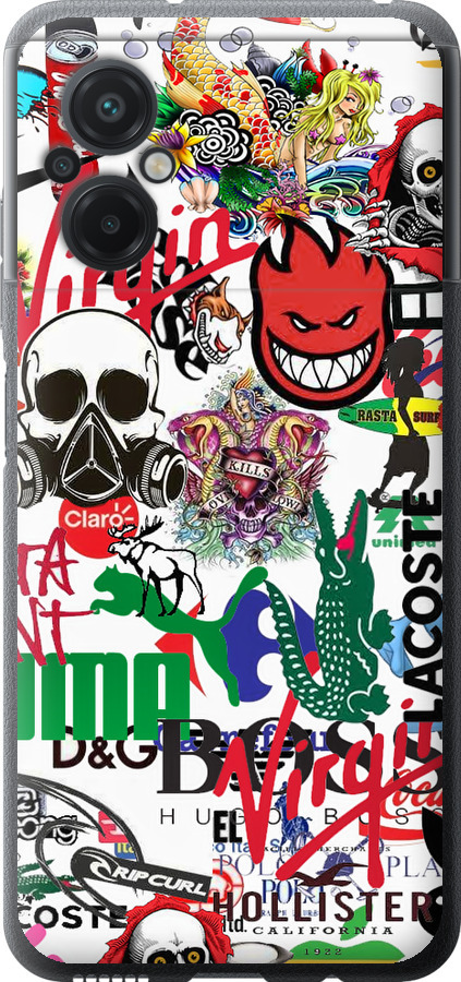 Many different logos