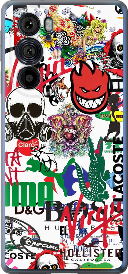 Many different logos
