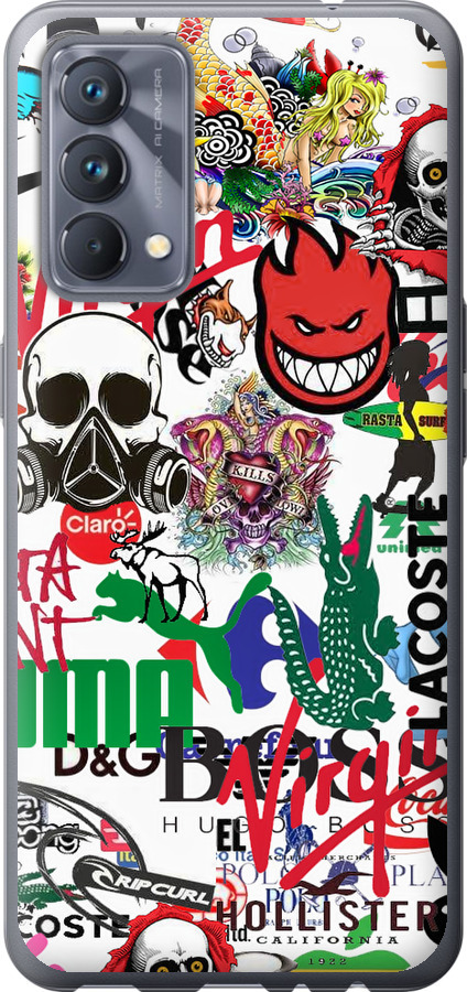Many different logos