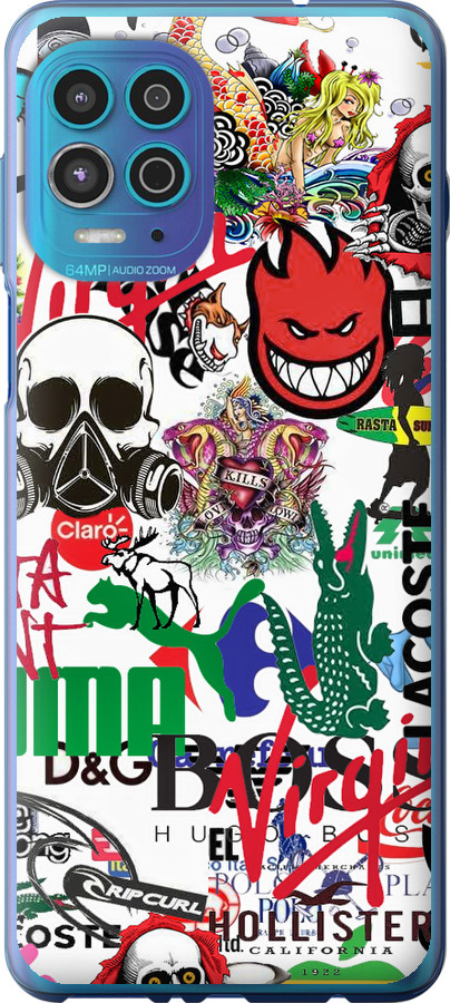 Many different logos