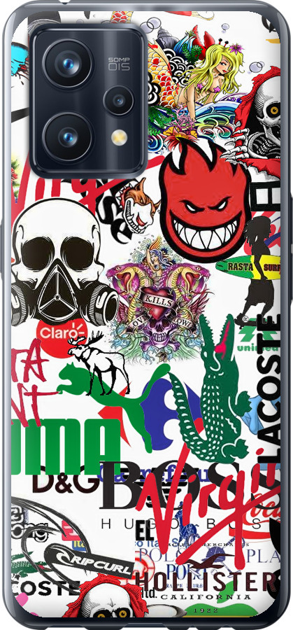 Many different logos