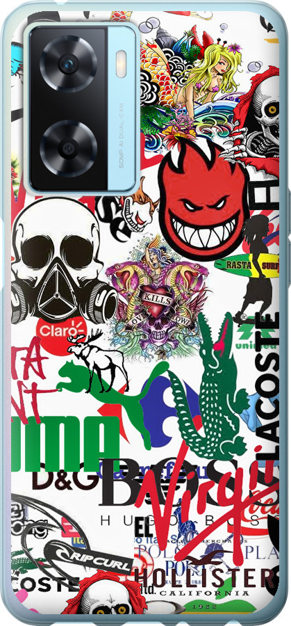 Many different logos