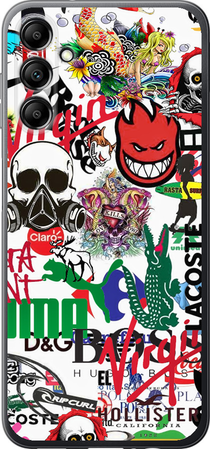 Many different logos