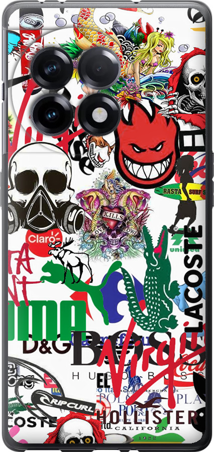 Many different logos