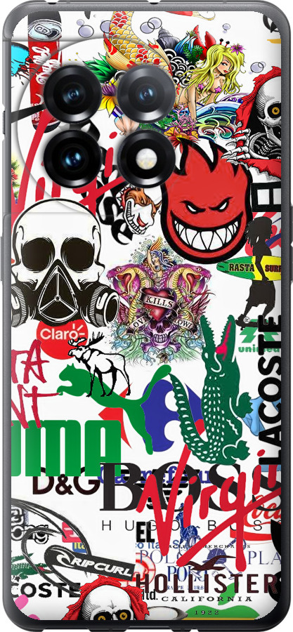 Many different logos