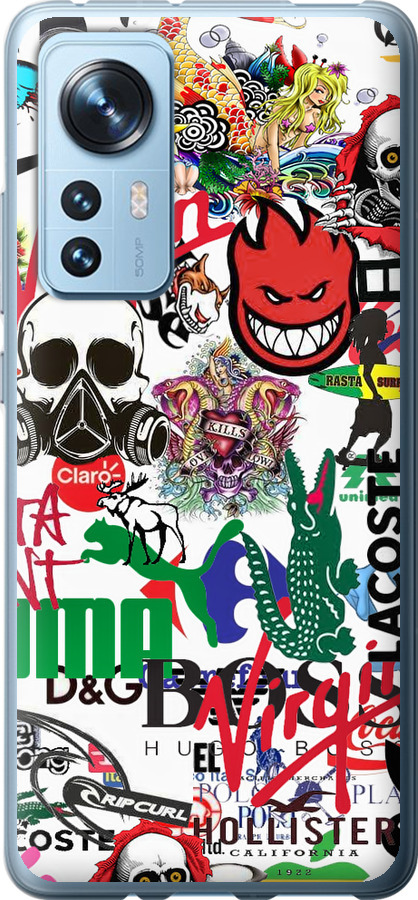 Many different logos