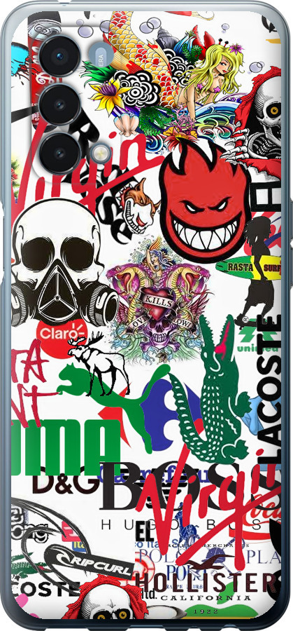 Many different logos