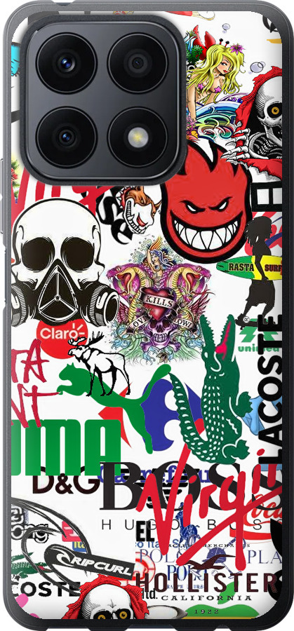 Many different logos