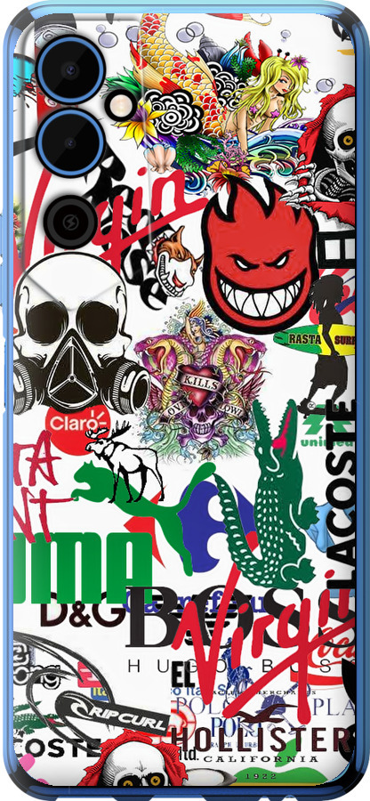 Many different logos