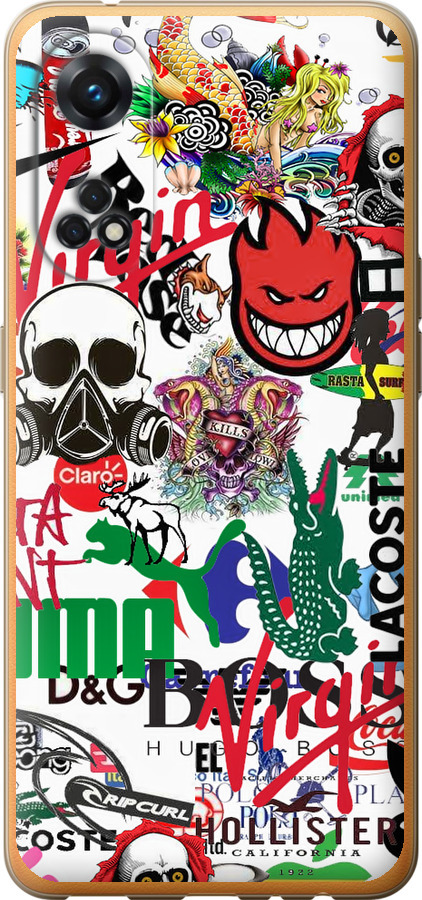 Many different logos