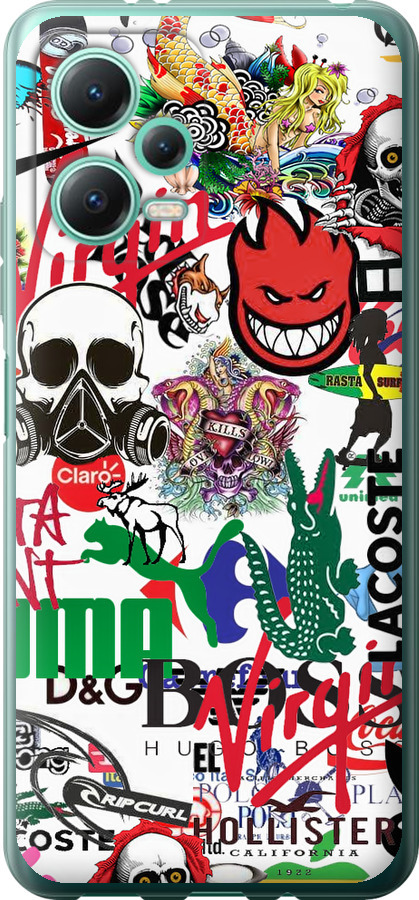 Many different logos