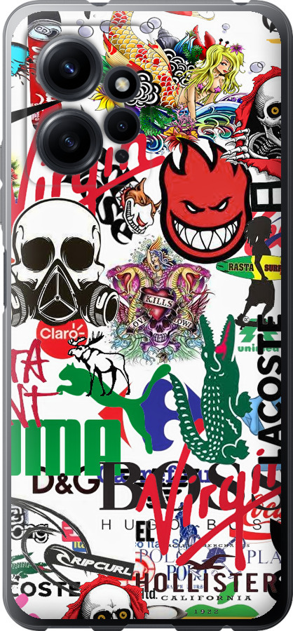 Many different logos