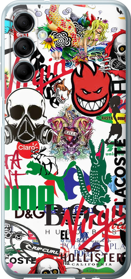 Many different logos