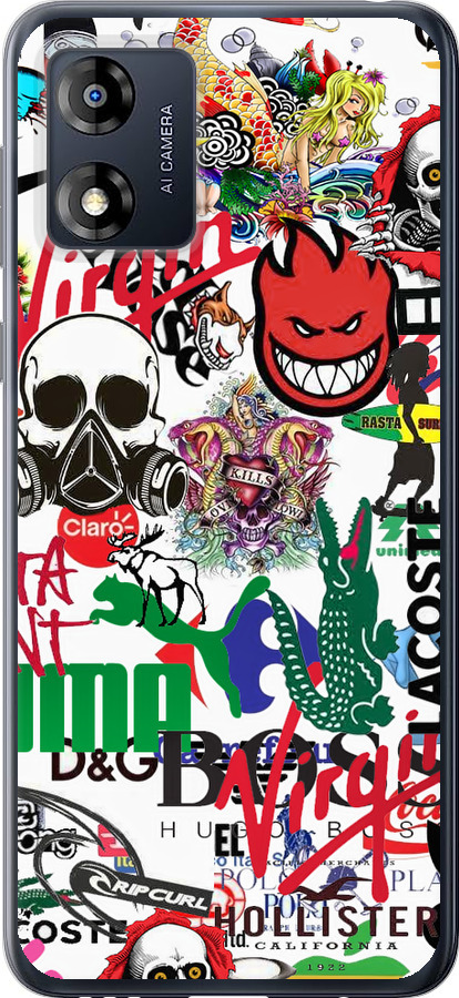 Many different logos