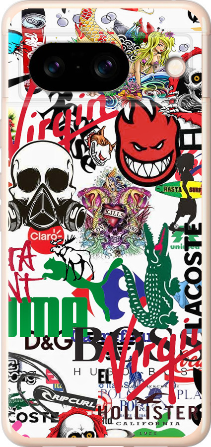Many different logos