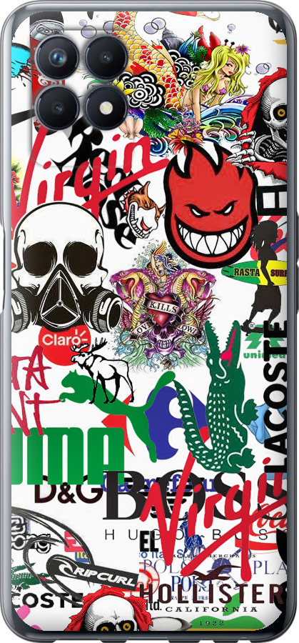 Many different logos