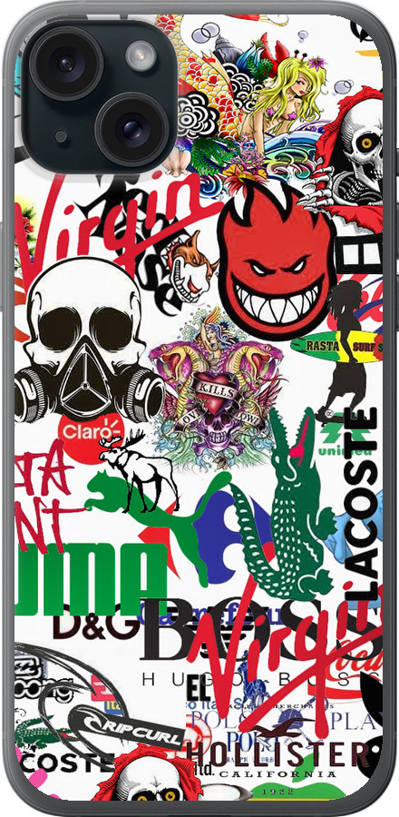 Many different logos