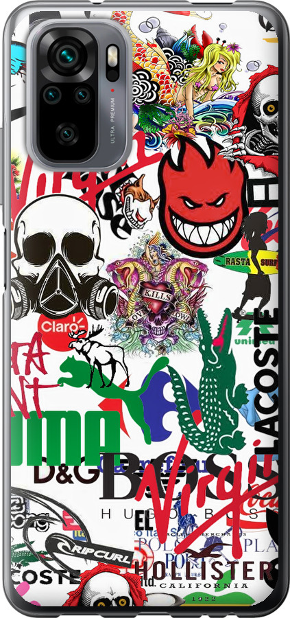 Many different logos
