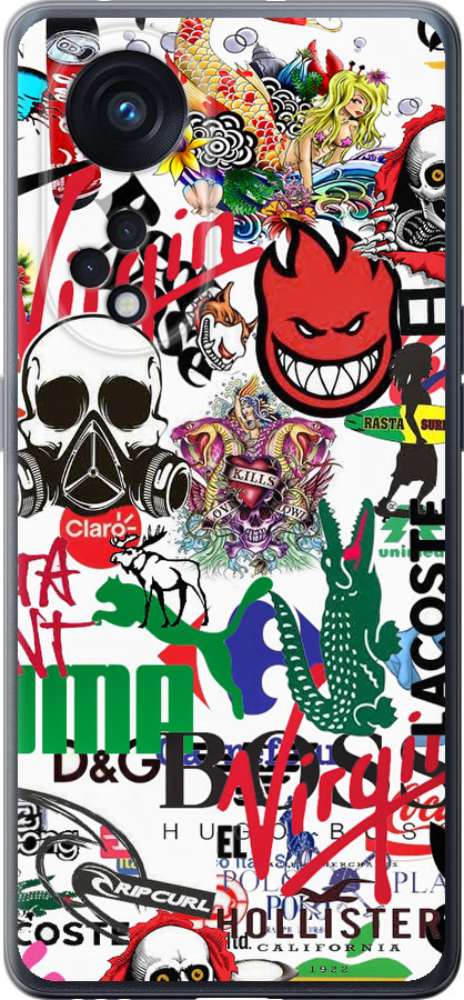 Many different logos
