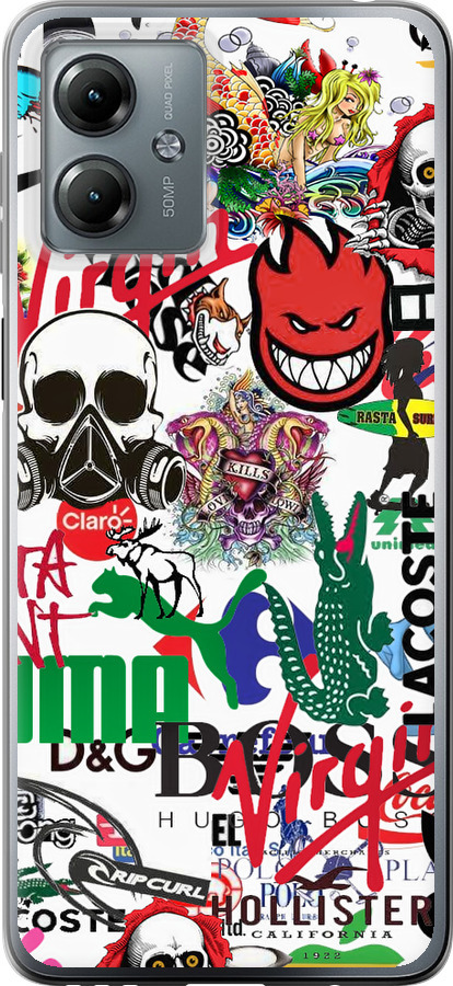 Many different logos
