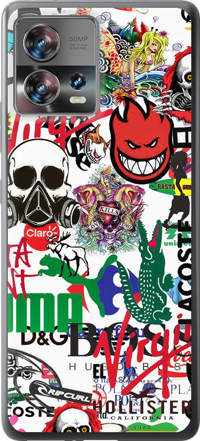 Many different logos