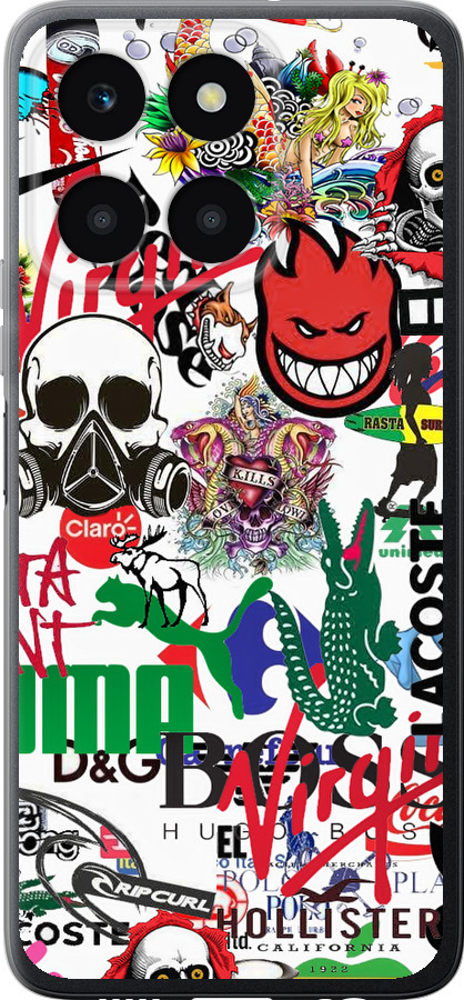 Many different logos