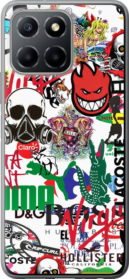 Many different logos