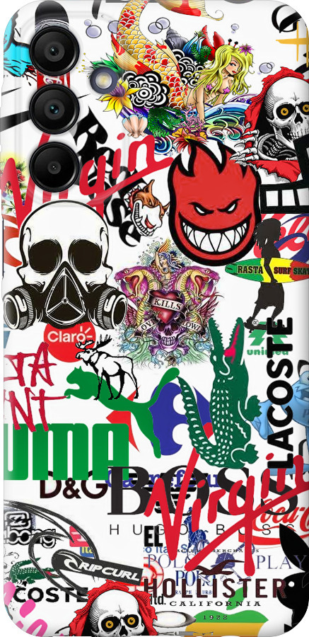 Many different logos