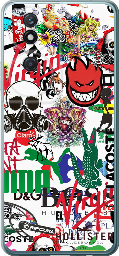 Many different logos