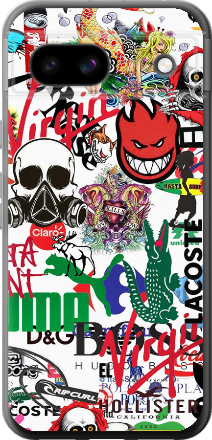 Many different logos