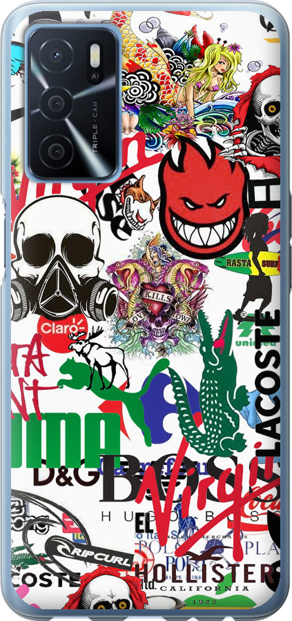 Many different logos