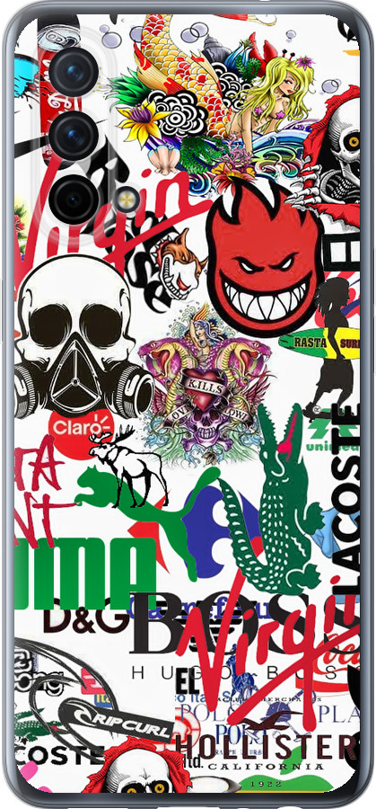 Many different logos