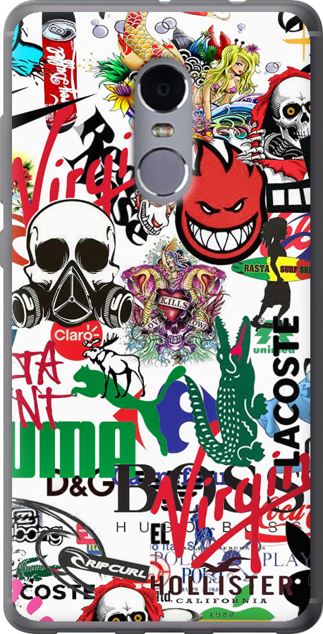 Many different logos