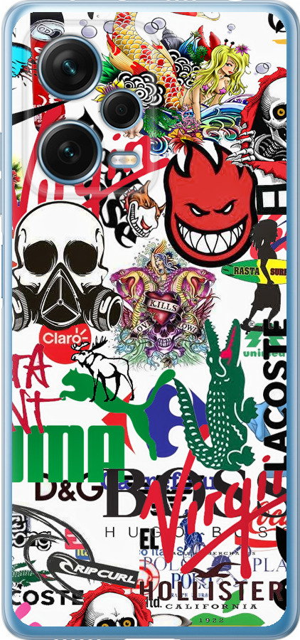 Many different logos