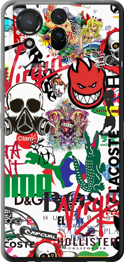 Many different logos